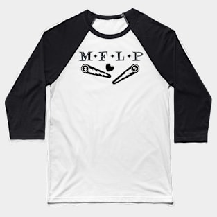 Monterey Flipper Ladies Pinball Flippin Love v2 Baseball T-Shirt